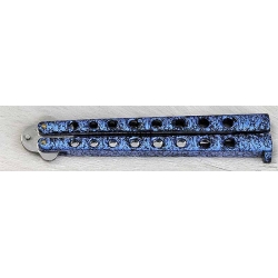 Nóż FES BALISONG motylek niebieski