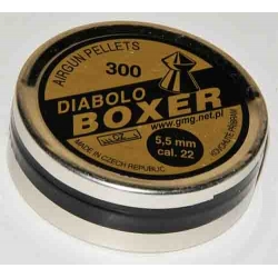 Śrut 5,5mm DIABOLO BOXER 300 szt. ostry